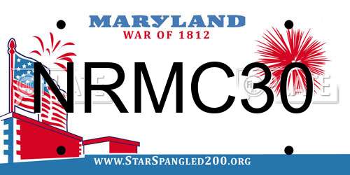 NRMC30 Maryland License Plate