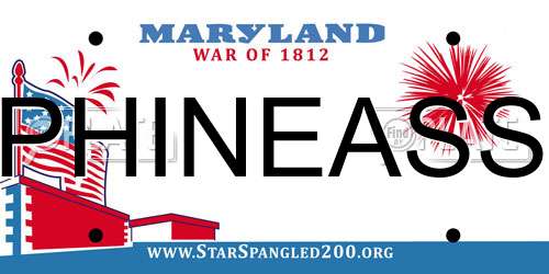 PHINEASS Maryland License Plate