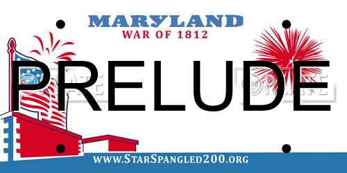 PRELUDE Maryland License Plate