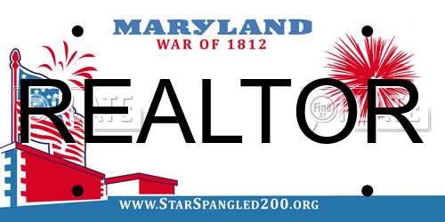 REALTOR Maryland License Plate