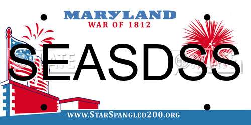 SEASDSS Maryland License Plate