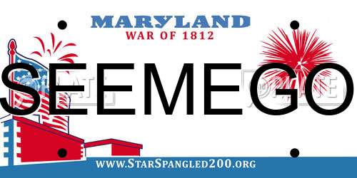 SEEMEGO Maryland License Plate