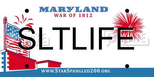 SLTLIFE Maryland License Plate