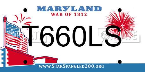 T660LS Maryland License Plate