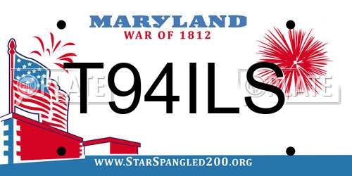 T94ILS Maryland License Plate