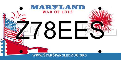 Z78EES Maryland License Plate
