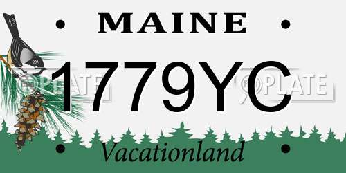 1779YC Maine License Plate