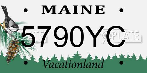 5790YC Maine License Plate