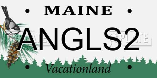 ANGLS2 Maine License Plate