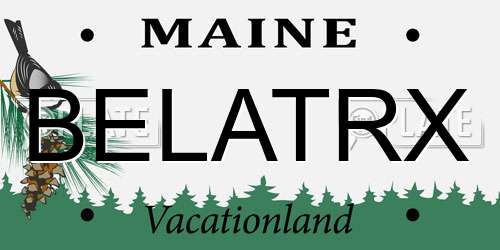 BELATRX Maine License Plate