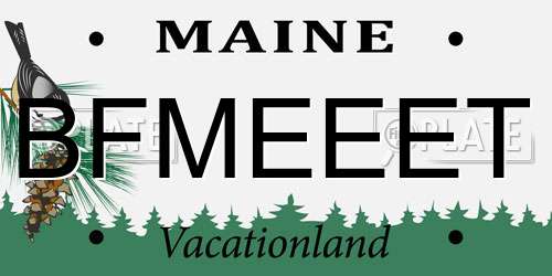BFMEEET Maine License Plate