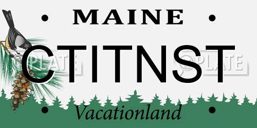 CTITNST Maine License Plate