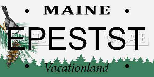 EPESTST Maine License Plate