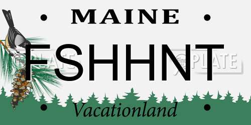 FSHHNT Maine License Plate