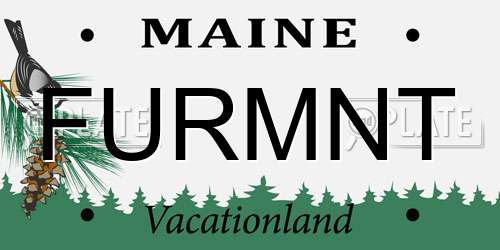 FURMNT Maine License Plate