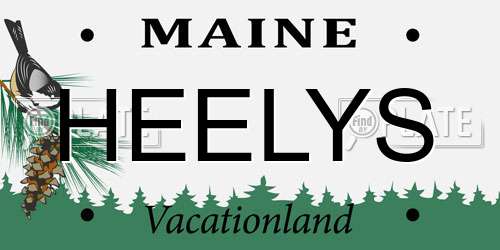 HEELYS Maine License Plate