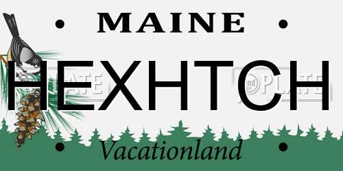 HEXHTCH Maine License Plate