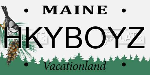 HKYBOYZ Maine License Plate