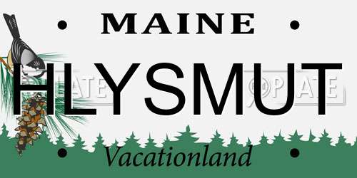 HLYSMUT Maine License Plate