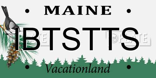 IBTSTTS Maine License Plate