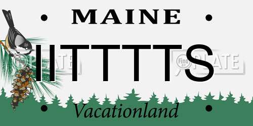 IITTTTS Maine License Plate