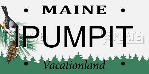 IPUMPIT Maine License Plate