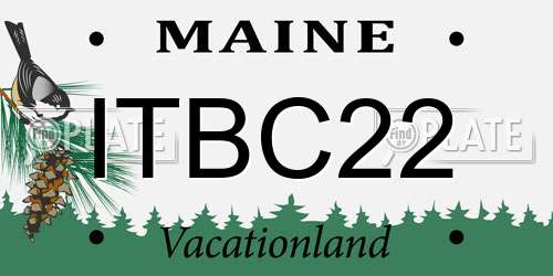 ITBC22 Maine License Plate