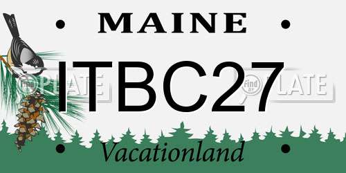 ITBC27 Maine License Plate
