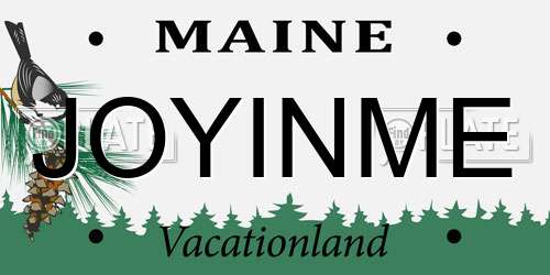 JOYINME Maine License Plate