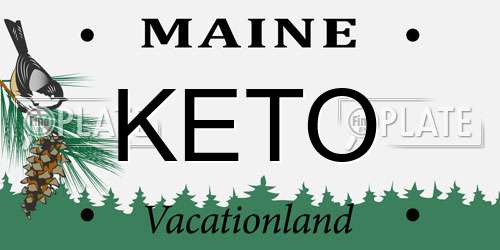 KETO Maine License Plate