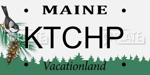 KTCHP Maine License Plate