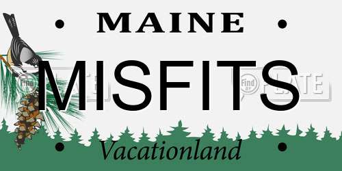 MISFITS Maine License Plate