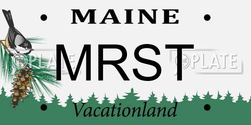 MRST Maine License Plate