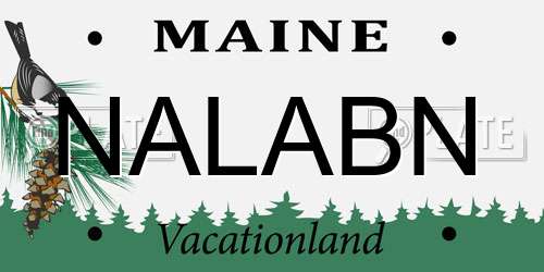 NALABN Maine License Plate