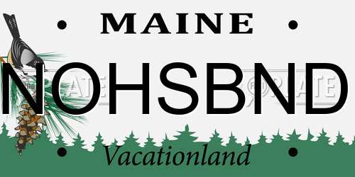 NOHSBND Maine License Plate