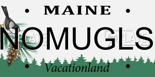 NOMUGLS Maine License Plate