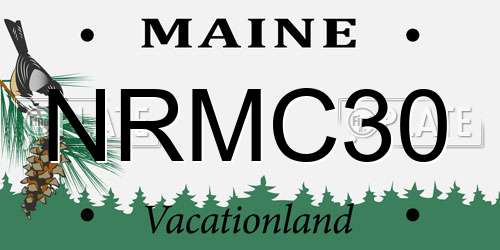 NRMC30 Maine License Plate