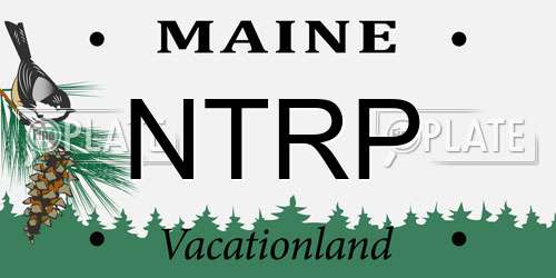 NTRP Maine License Plate