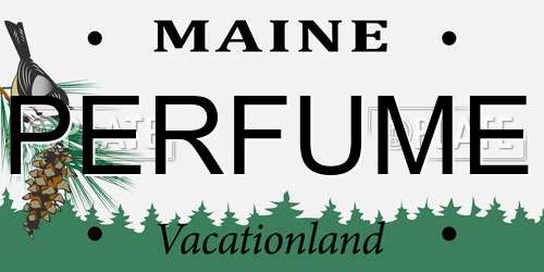 PERFUME Maine License Plate