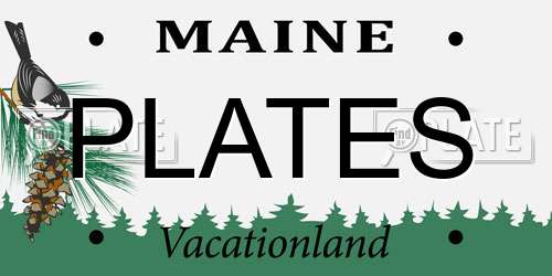 PLATES Maine License Plate