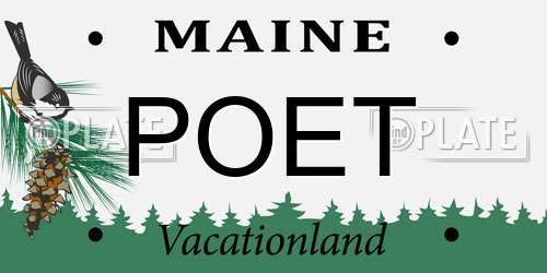 POET Maine License Plate