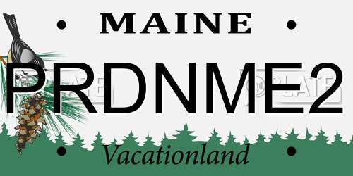 PRDNME2 Maine License Plate