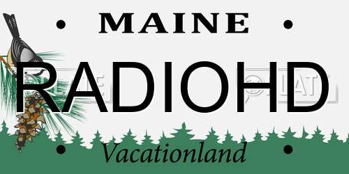 RADIOHD Maine License Plate