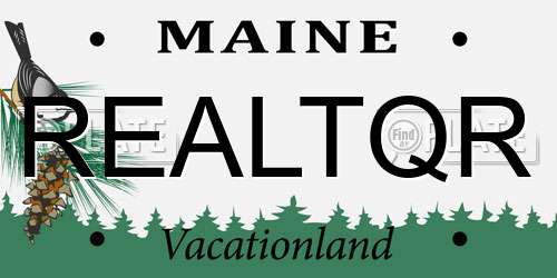 REALTQR Maine License Plate