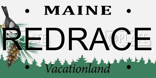 REDRACE Maine License Plate