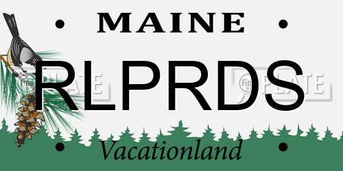 RLPRDS Maine License Plate