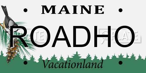 ROADHO Maine License Plate