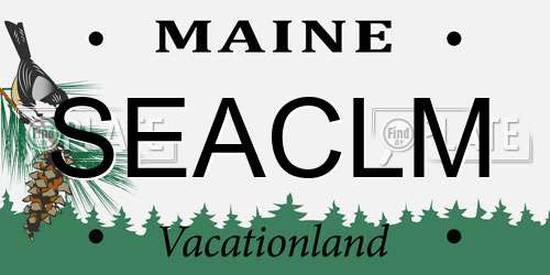 SEACLM Maine License Plate