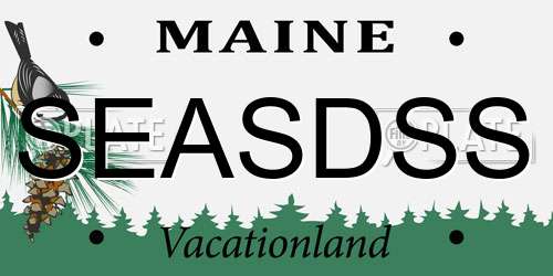 SEASDSS Maine License Plate