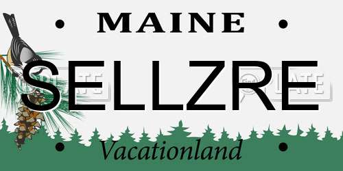 SELLZRE Maine License Plate